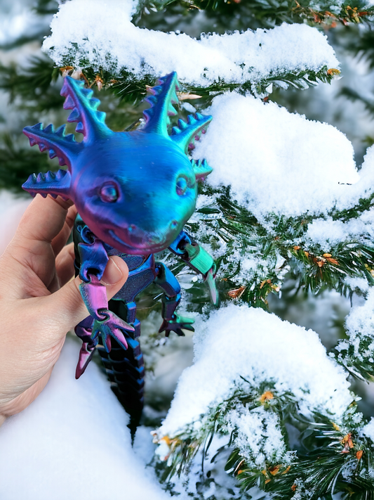 Smiling Axolotl by MatMireMakes - 3D Printed