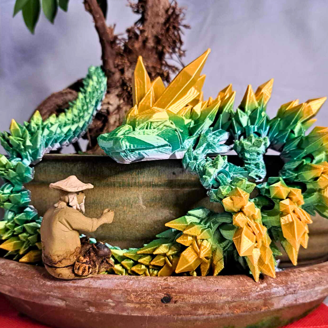 Large Crystal Dragon by Cinderwing3D - 3D Printed